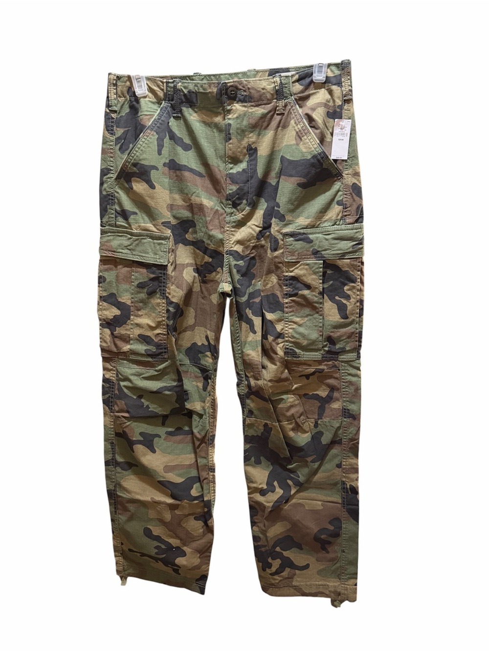 GAP Men's Camouflage Cargo Pants - Green, Brown & Black